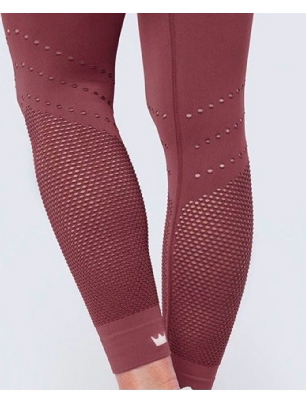 SHEFIT Dark red power leggings size medium